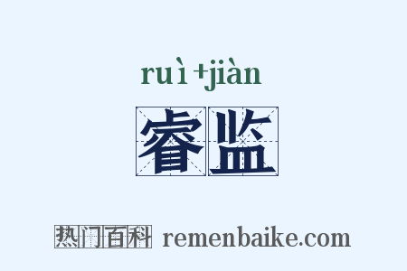 睿监是什么意思的图片